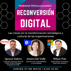 Reconversión Digital: Webinar PROhumanaRED