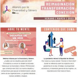 Nuevo Boletín Alianza por la Diversidad y Género PROhumana Marzo 2022