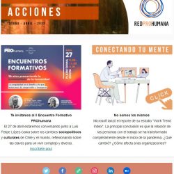 Nuevo Boletín PROhumanaRED Abril 2022