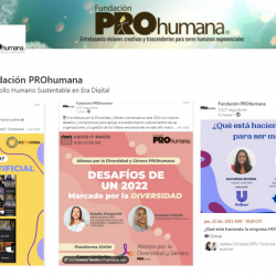 Mantente al día de las actividades de PROhumana