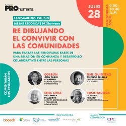 Conoce las conclusiones y los resultados del estudio de la Mesa Redonda PROhumana “Redibujando el convivir con las Comunidades”